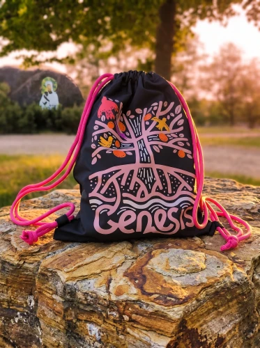 worek genesis czarno-różowy.webp